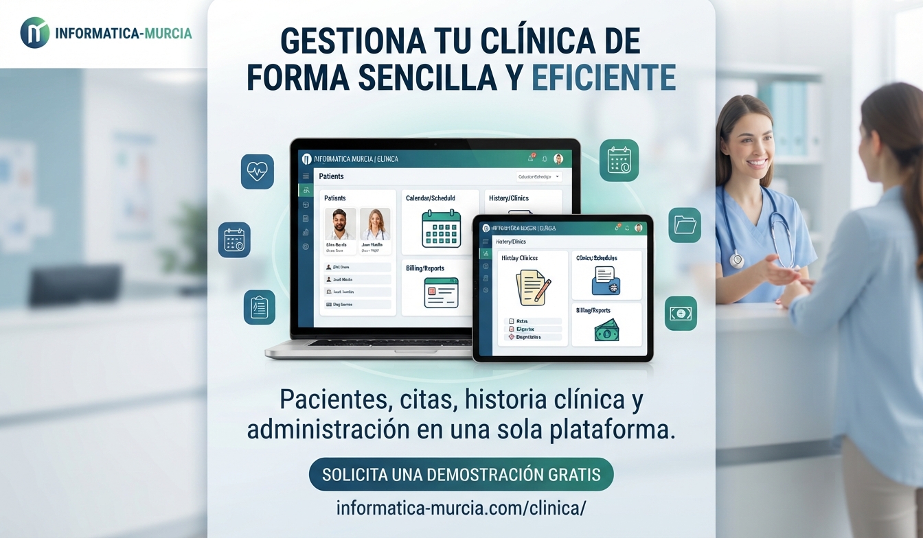 Gestiona tu clínica de forma sencilla y eficiente.