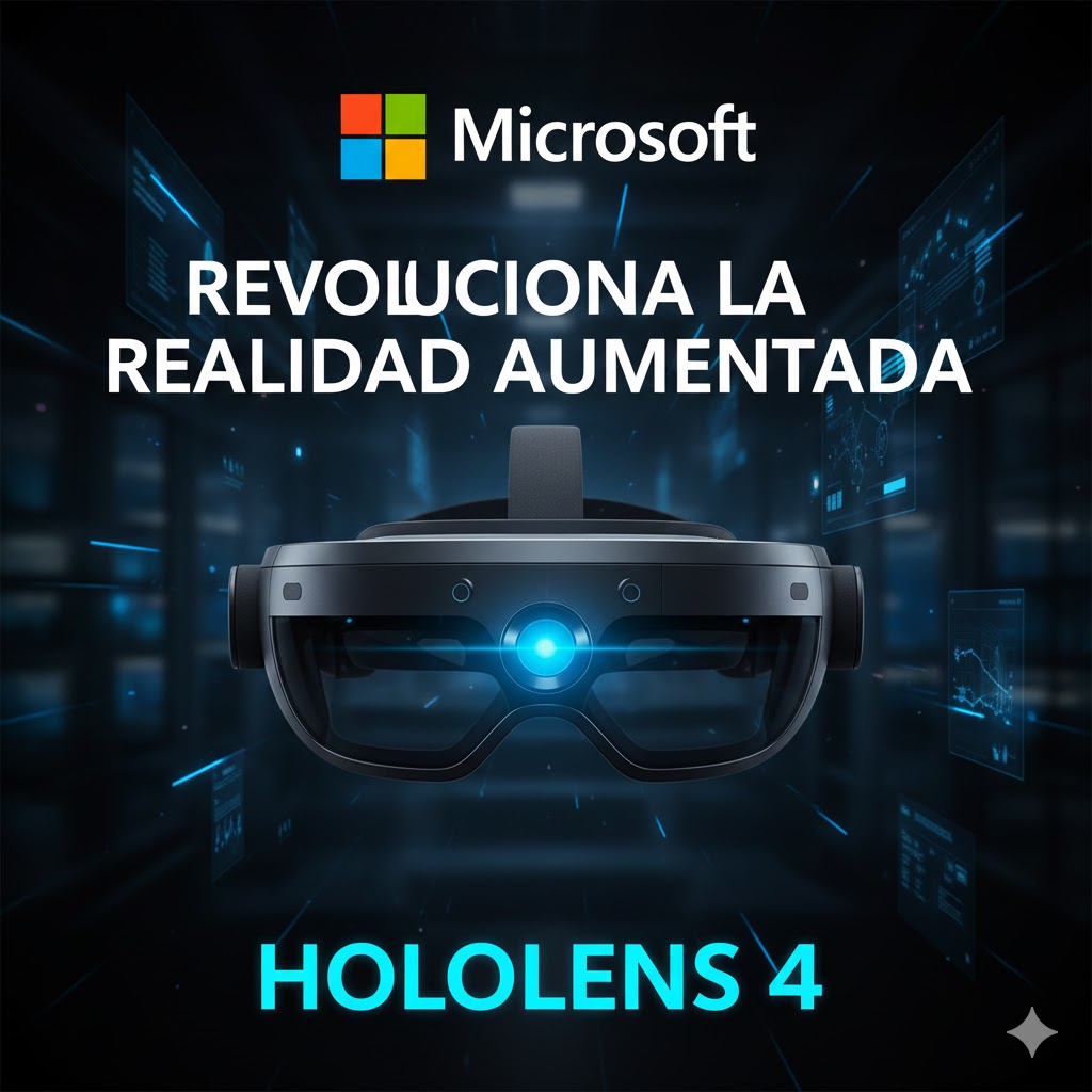 Microsoft lanza HoloLens 4 con mejoras en realidad aumentada