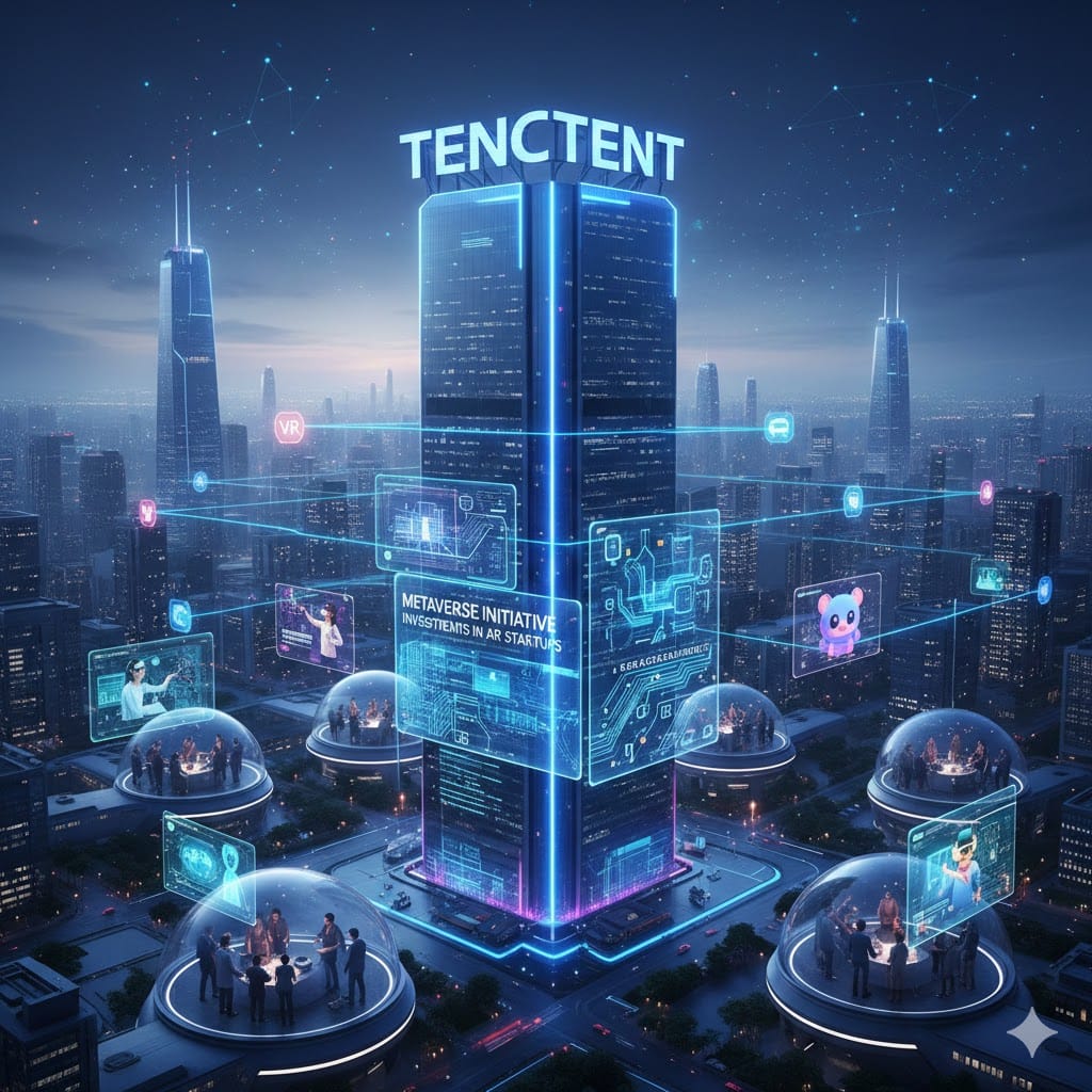 Tencent invierte en startups de realidad aumentada para el metaverso 2025